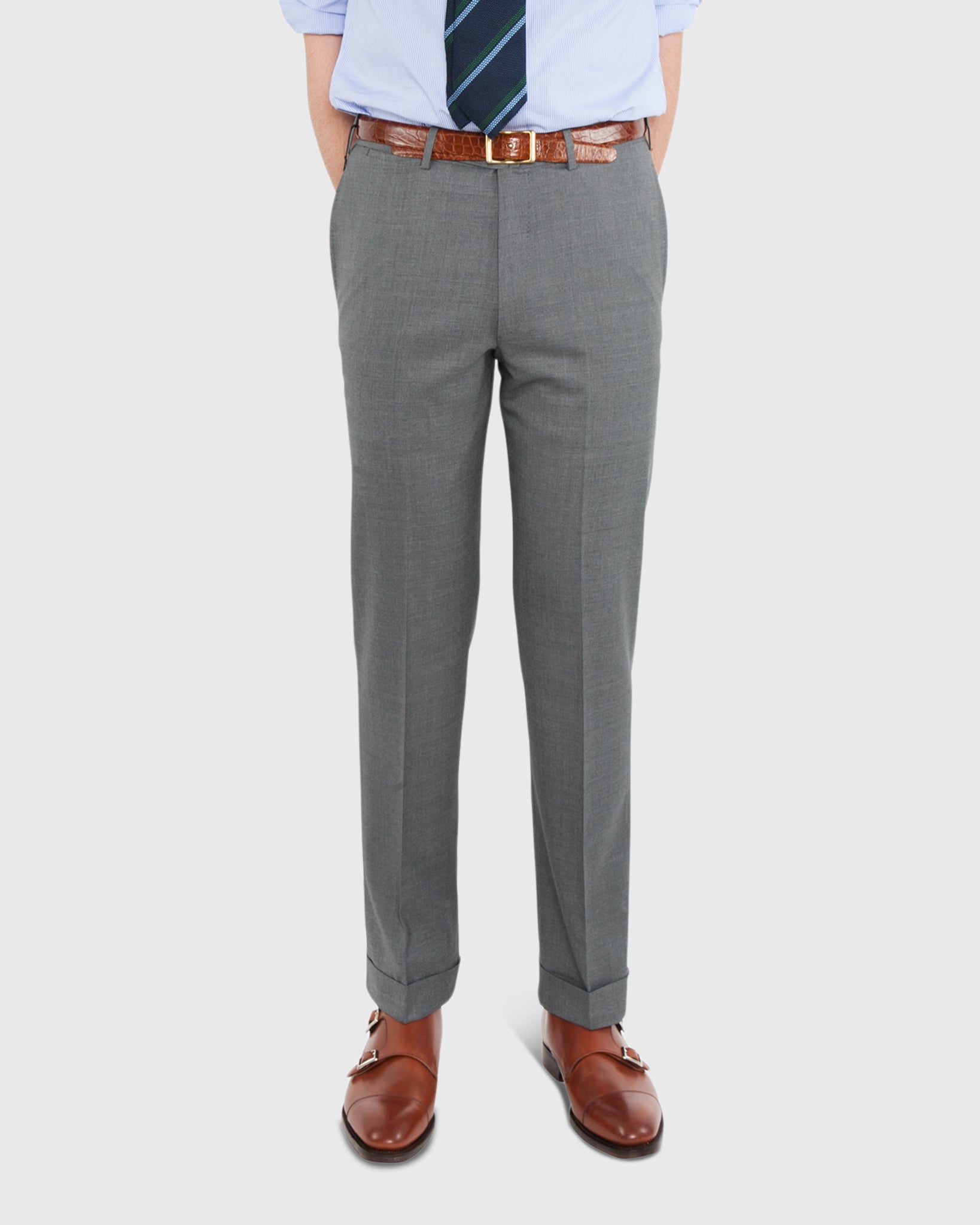 Dress Trouser in Oxford Grey Lightweight Twill | Sid Mashburn | Shop Sid Mashburn Dress Trouser in Oxford Grey Lightweight Twill | Sid Mashburn | Shop Sid Mashburn