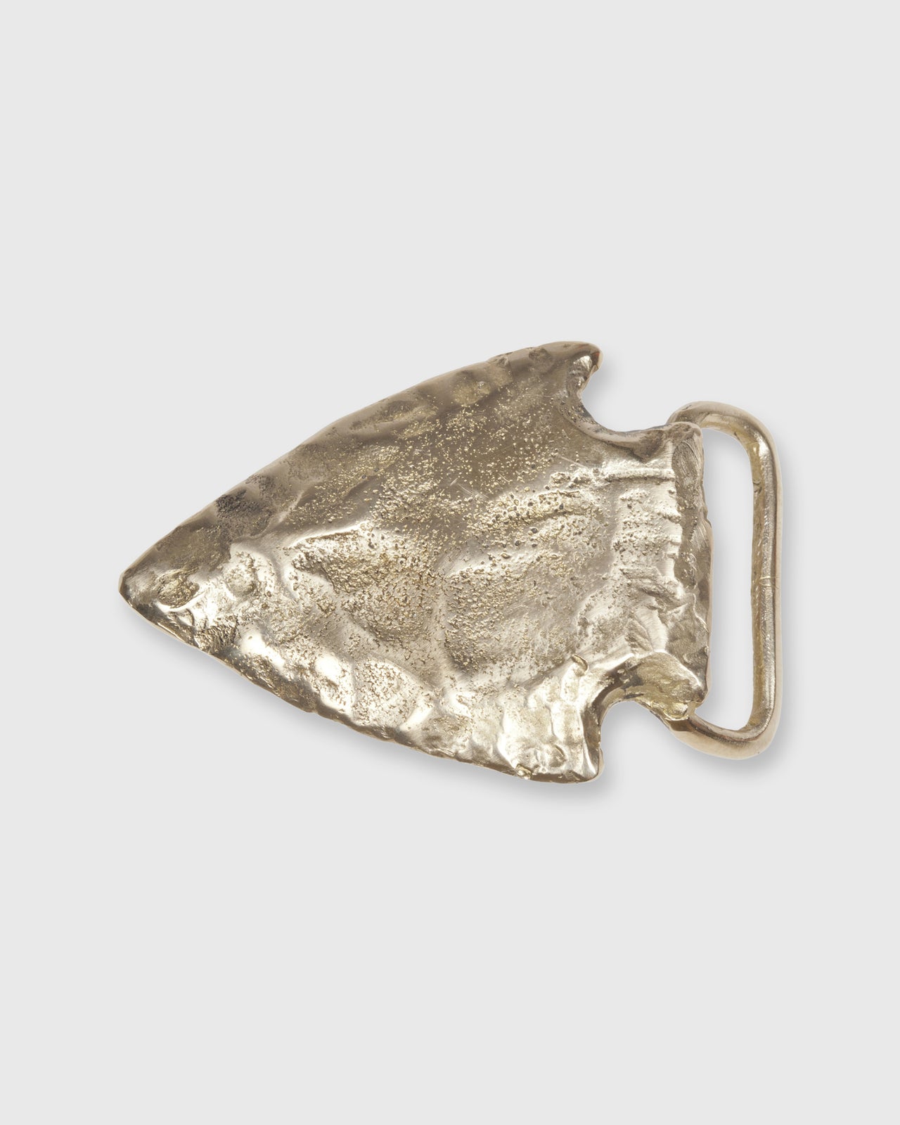 Arrowhead Belt Buckle Brass