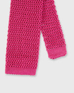 Load image into Gallery viewer, Silk Knit Tie in Fuchsia
