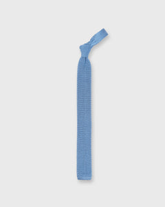 Silk Knit Tie in Light Blue