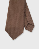 Load image into Gallery viewer, Silk Grosso Grenadine Tie in Brown
