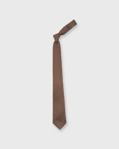 Silk Grosso Grenadine Tie in Brown