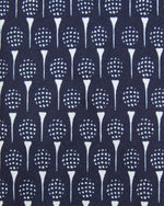 Load image into Gallery viewer, Silk Print Tie in Navy Golf Print
