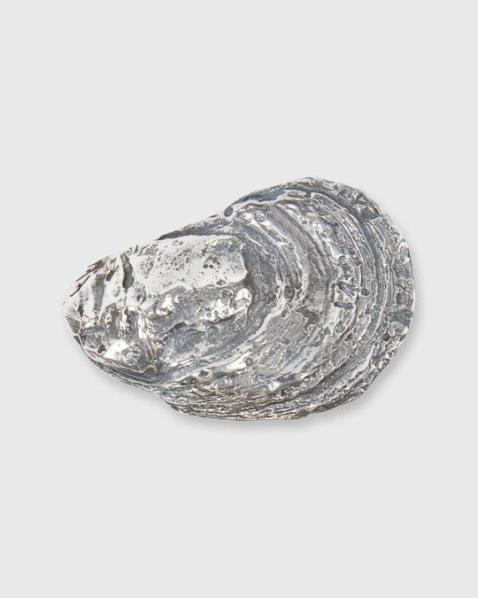 Oyster Shell Belt Buckle Sterling Silver
