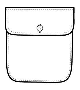 Rounded Flap Pocket